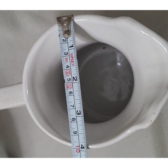 Western Stoneware Monmouth Pottery Don't Cry Over Spilled Milk Pitcher Farm Hous - Picture 10 of 11